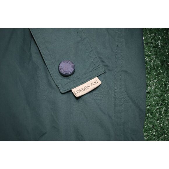 Vintage London Fog Outdoor Gear Jacket - Green/Yellow Windbreaker, Size Medium - Picture 8 of 10